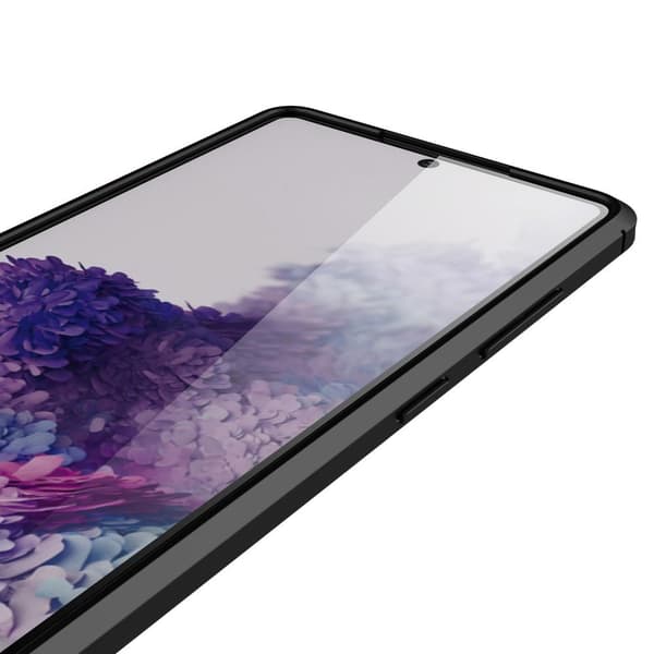 Samsung Galaxy S20 FE TPU Taske Skal Litchi Tekstur - Sort