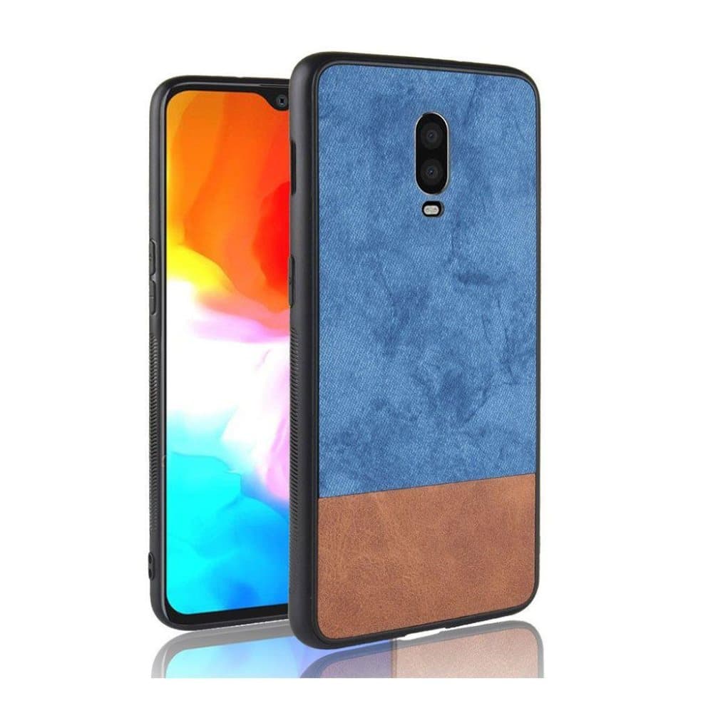 OnePlus 6T hybriidi muovinen kaksi sävyinen takasuoja kuori