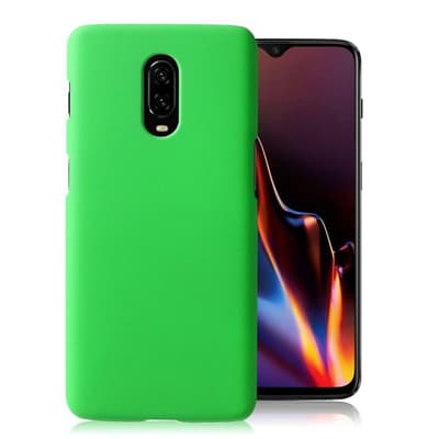 OnePlus 6T beskytteslesetui i plastik - Grøn