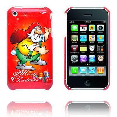 Merry Christmas (Gul) iPhone Cover til 3G/3GS
