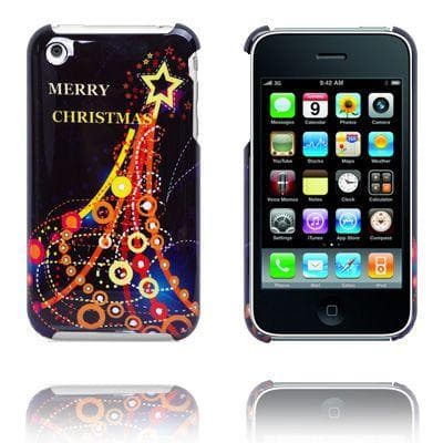 Merry Christmas (Eiffeltårnet) iPhone Cover til 3G/3GS