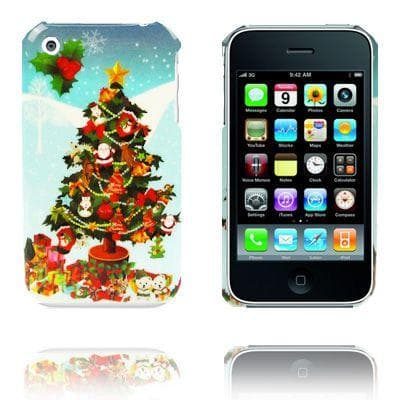 Merry Christmas (Træ) iPhone Cover til 3G/3GS