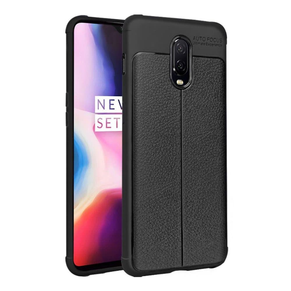 OnePlus 6T IMAK sarjan silikooni muovinen suojakuori turvaty