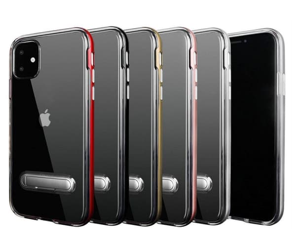 TPU case puhelintelineellä + kaksi näytönsuojaa iPhone 12 Pro