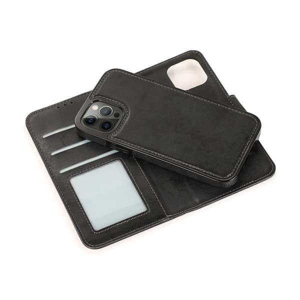 Suede magnetfodral för iPhone 11 Pro Max med magnetlås.