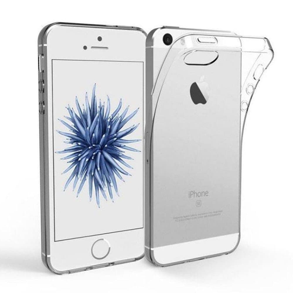 iPhone 5 / 5S / 5SE Transparent Plast Cover (Blødt)