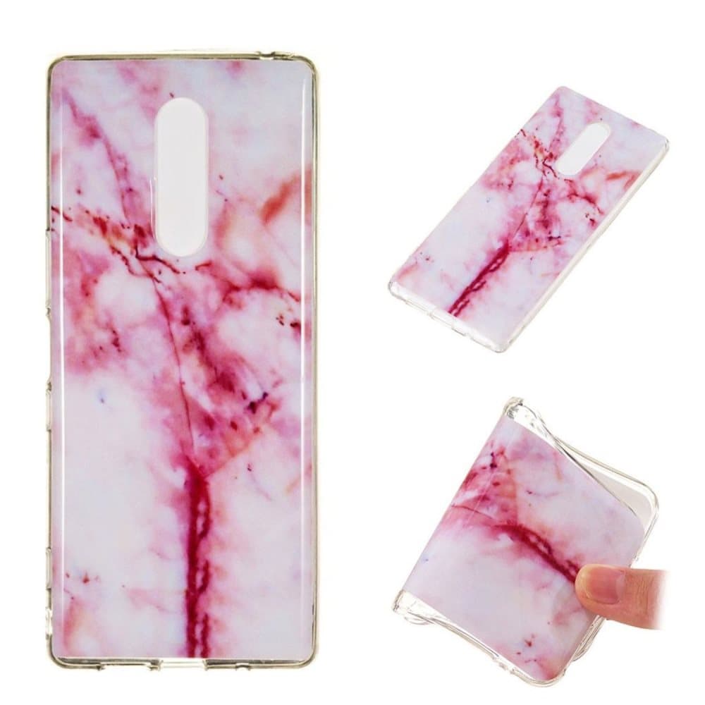 Sony Xperia XZ4 marble pattern gel case - Style T