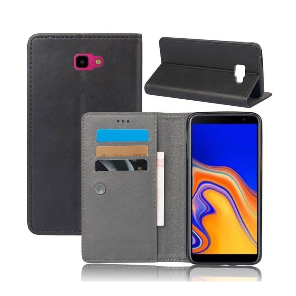 Crazy Horse Samsung Galaxy J4 Plus (2018) læder flip etui -