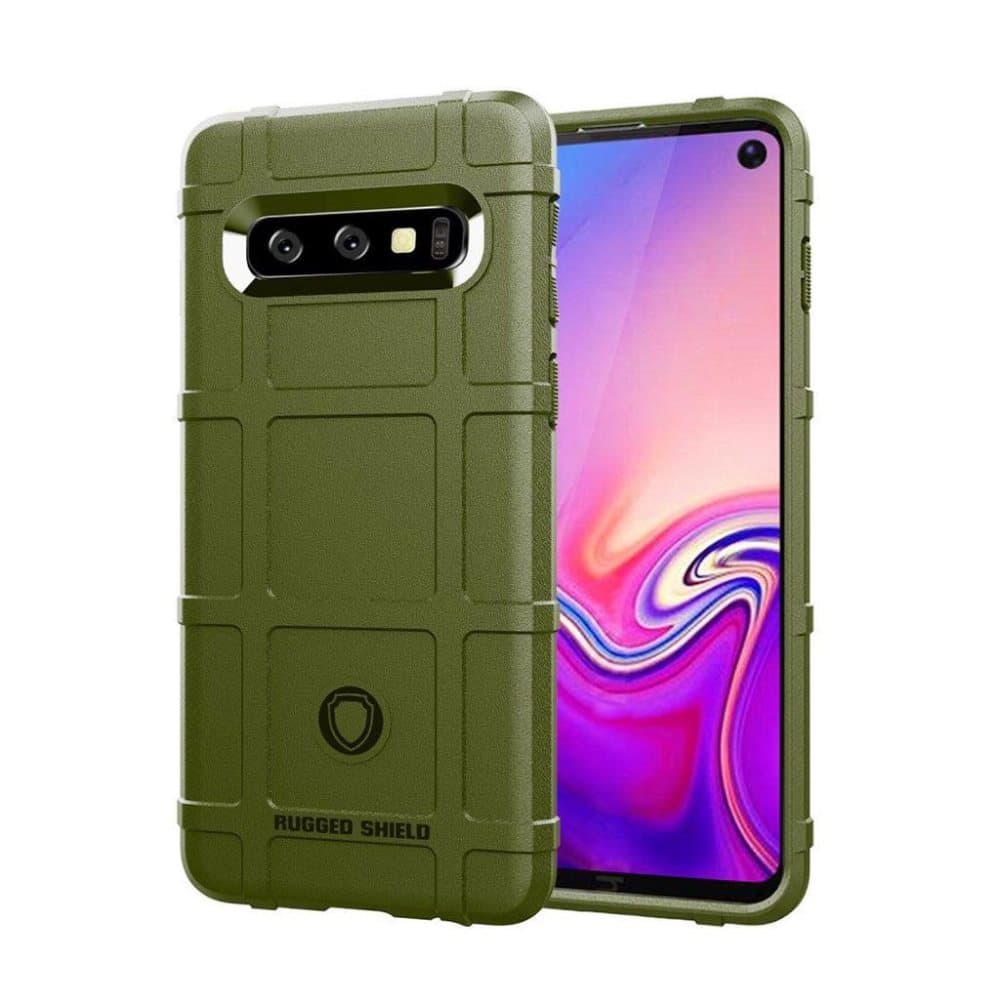 Samsung Galaxy S10 Iskunkestävä ristikko pintainen suojakote