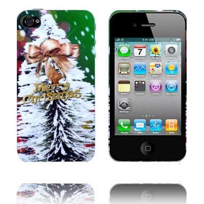 Merry Christmas (Snetræ) iPhone 4 cover