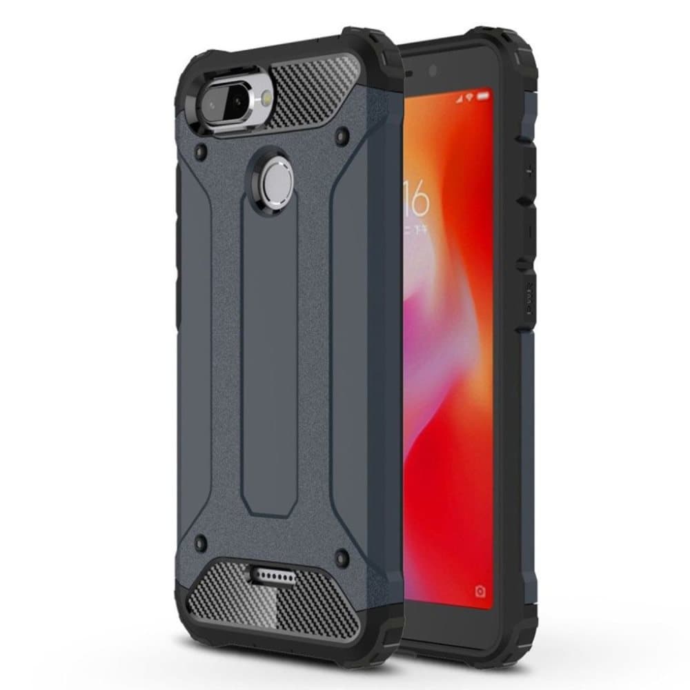 Xiaomi Redmi 6 Kilpi kova hybriidi muovinen takasuoja kuori