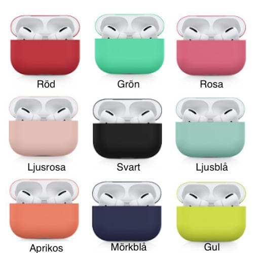 AirPods PRO Silikon skal - Fodral / Skydd - Flera färger