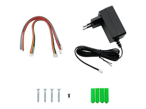 Qoltec Theon 4 - Video-intercomsystem - 4.3" LCD-bildskärm - 1 kameror - CMOS - vit
