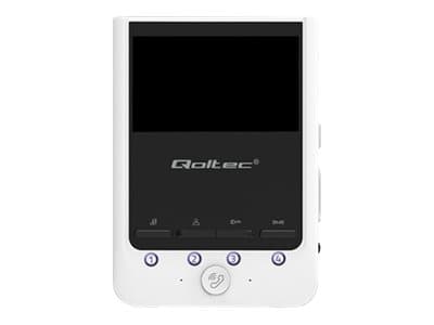 Qoltec Theon 4 - Video-intercomsystem - 4.3" LCD-bildskärm - 1 kameror - CMOS - vit