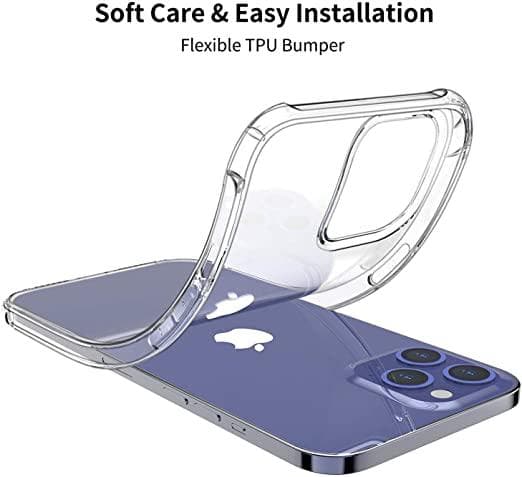 iPhone 12 / 12 Pro Silikon Shockproof Skal extra stöt tåligt