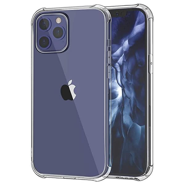 iPhone 12 / 12 Pro Silicone Iskunkestävä suojus erittäin iskunkestävä
