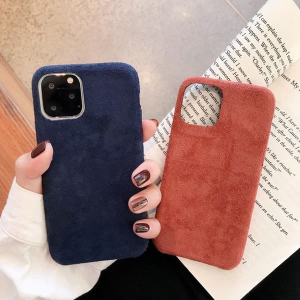 IPhone11 Pro-kotelo ylellisestä samettimateriaalista