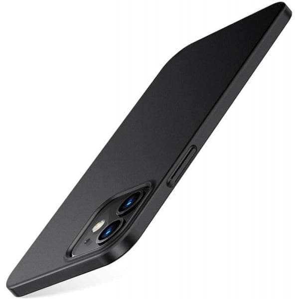 iPhone 12/12 Pro Ultratunt Stöttåligt Gummibelagt Skal Basic™ iPhone 12/12 Pro Ultratunt Stöttåligt Gummibelagt Skal Basic™