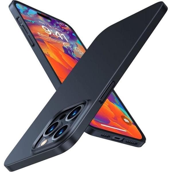 iPhone 12 Pro Max Tunt Stöttåligt Gummibelagt Skal Basic™