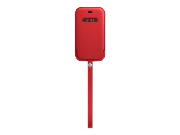 Apple - (PRODUCT) RED - beskyttelsesmuffe for mobiltelefon - med MagSafe - lær - rød - for iPhone 12 mini