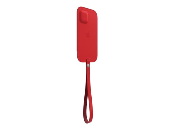 Apple - (PRODUCT) RED - beskyttelsesmuffe for mobiltelefon - med MagSafe - lær - rød - for iPhone 12 Pro Max