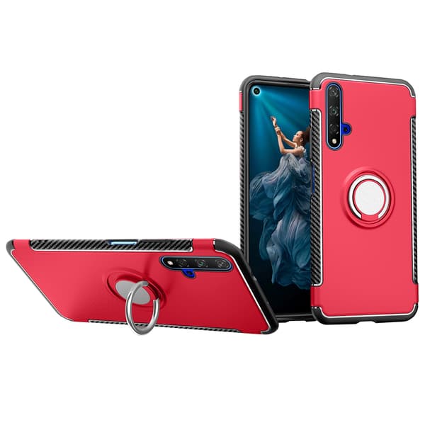 Praktiskt Skal med Ringhållare - Huawei Nova 5T