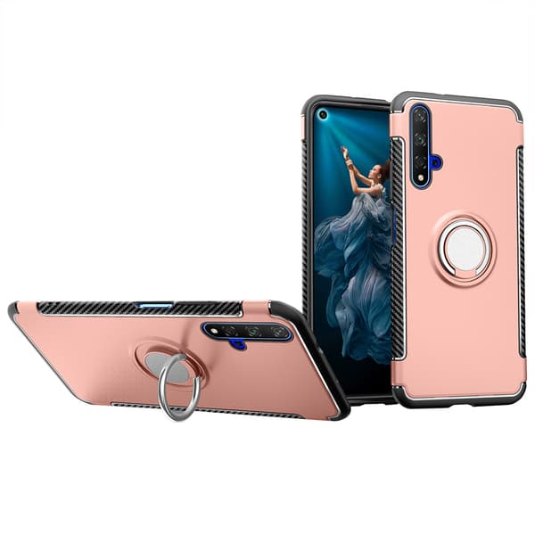 Praktiskt Skal med Ringhållare - Huawei Nova 5T