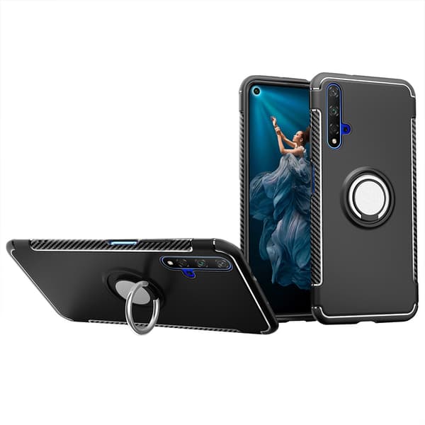 Praktiskt Skal med Ringhållare - Huawei Nova 5T