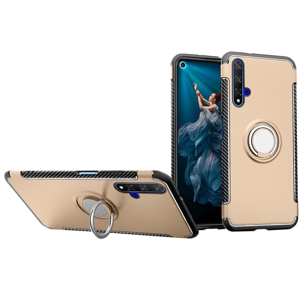 Praktiskt Skal med Ringhållare - Huawei Nova 5T