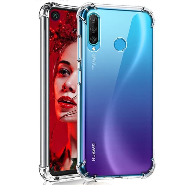 Huawei P40 Lite E - Stilsäkert Skyddsskal i Silikon
