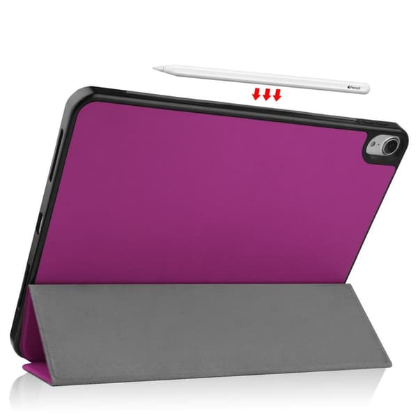 Apple iPad Air (2020) (2022) Trifoldet stativ-tabletetui - Lilla