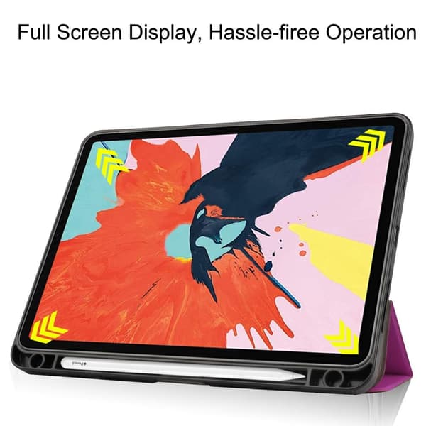 Apple iPad Air (2020) (2022) Trifoldet stativ-tabletetui - Lilla