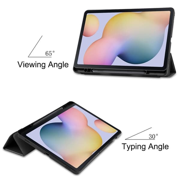 Trifoldet stativ Smart Taske til Samsung Galaxy Tab S7