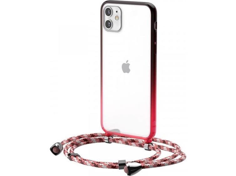 Baseus Transparent Baseus Protective Case for iPhone 11 6.1 '' (red)
