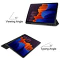 Miniatyrbild 7 av 9: Slim Fit Cover Fodral Till Samsung Galaxy Tab S7 Plus / S8 Plus - Svart