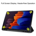 Miniatyrbild 8 av 9: Slim Fit Cover Fodral Till Samsung Galaxy Tab S7 Plus / S8 Plus - Svart