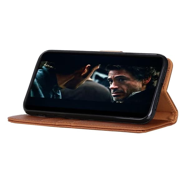 KHAZNEH Pung Stativ Taske til Sony Xperia 5 II - Brun