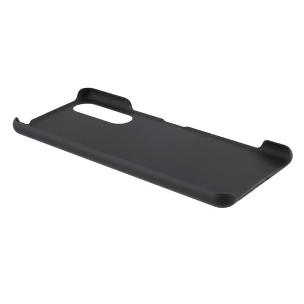 Rubberized Hard Plastic Cover for Sony Xperia 5 II - Black