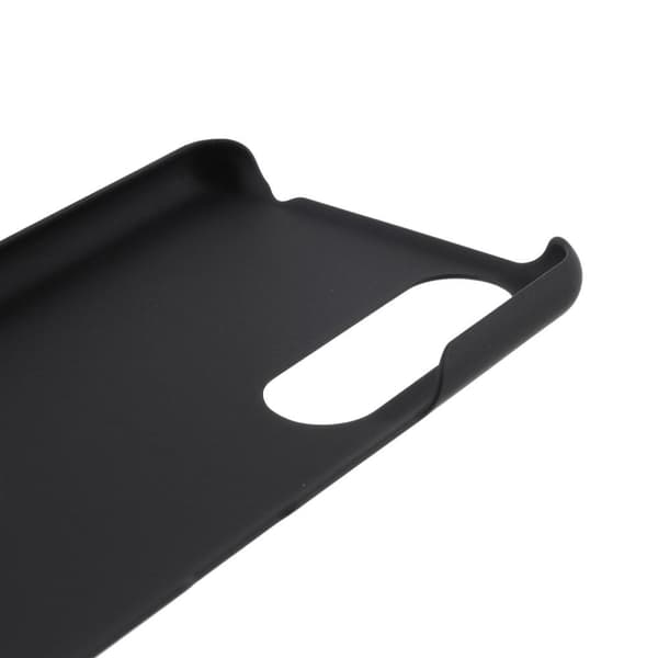 Rubberized Hard Plastic Cover for Sony Xperia 5 II - Black