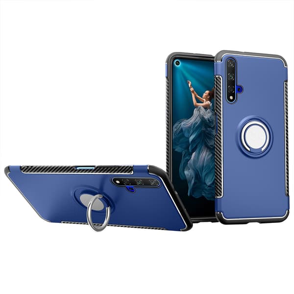 Huawei Nova 5T - Stilrent Skal med Ringhållare