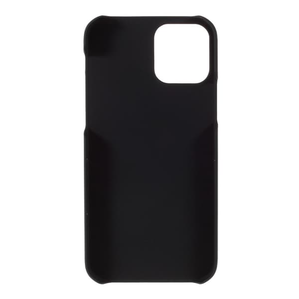 Rubberized Hard PC Case Protective Shell for iPhone 12 Pro Max - Black