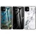 Miniatyrbillede 8 af 11: iPhone 12 Mini Marble Shell 9H hærdet glas tilbage Glassback® V2