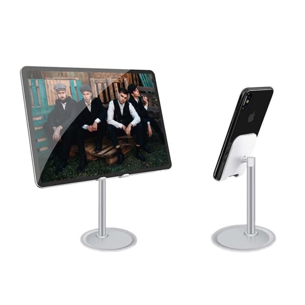 Table Rack Stand for Mobile Tablet - Silver