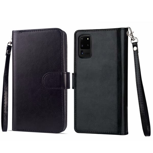 Samsung Galaxy S20 Ultra - Plånboksfodral Svart Svart