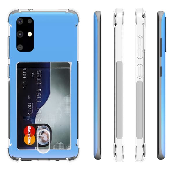 Samsung Galaxy S20 Plus - Stötdämpande Skal med Korthållare