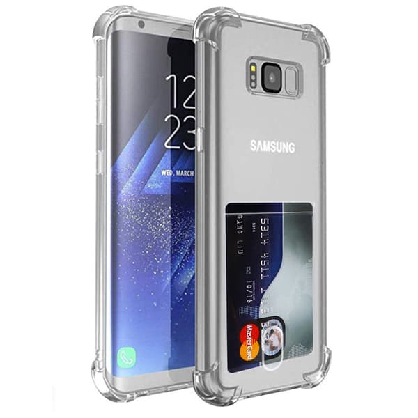 Praktiskt Skal med Korthållare - Samsung Galaxy S8