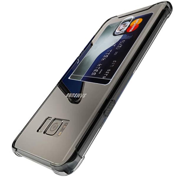 Samsung Galaxy S8 Plus - Kraftfullt Skyddsskal med Korthållare
