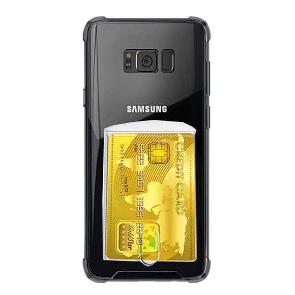 Samsung Galaxy S8 Plus - Kraftfullt Skyddsskal med Korthållare