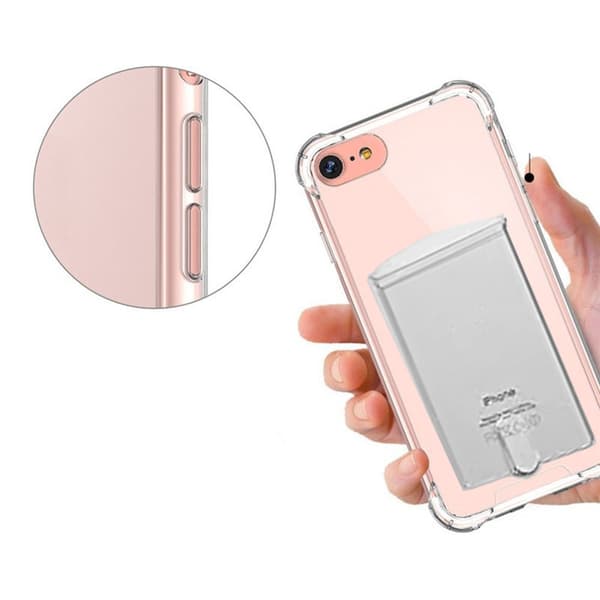 iPhone 6/6S PLUS - Skal med Korthållare
