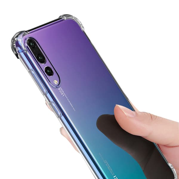 Huawei P20 Pro - Robust Skyddsskal med Korthållare FLOVEME